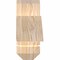 Ekena Millwork Eugene Smooth Timber Gable Bracket, Douglas Fir, 36"W x 6"H x 3 1/2"D x 3 1/2"F, 4/12 Pitch GBW036X06X0404EUG00SDF - alternate 3